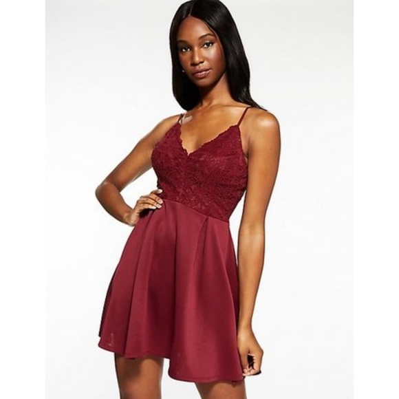 charlotte russe burgundy dress